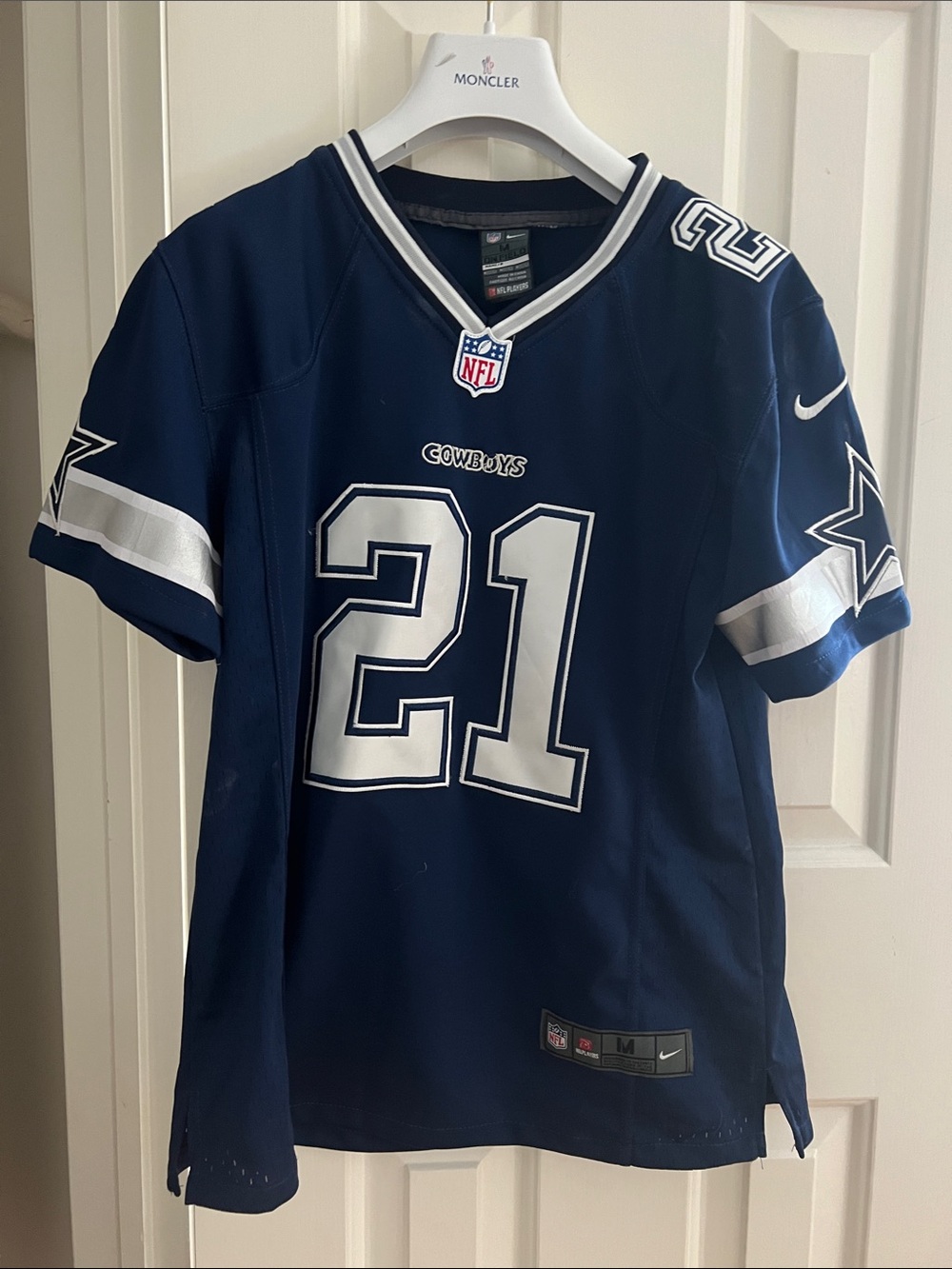 NFL cowboys onfield jersey #21 Elliott size Medium